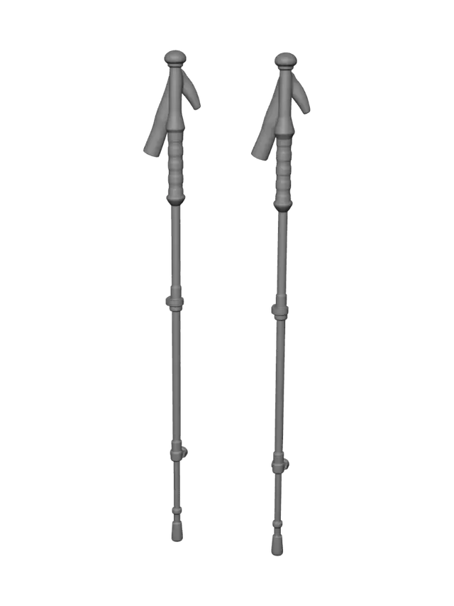 3D model for Adjustable trekking poles