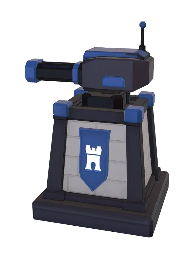 3D model for Azure Defense Turret
