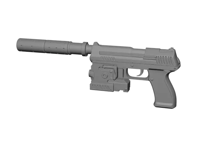 3D model for Realistic Mk23