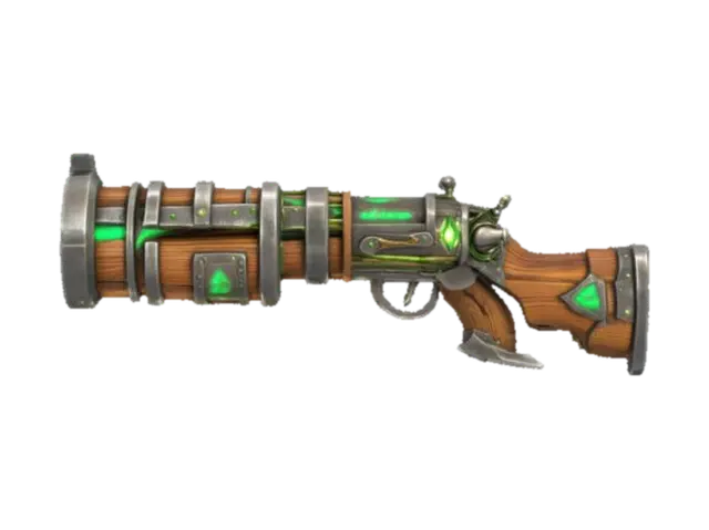 Mystic Blaster 3D model, vytvořený pomocí AI
