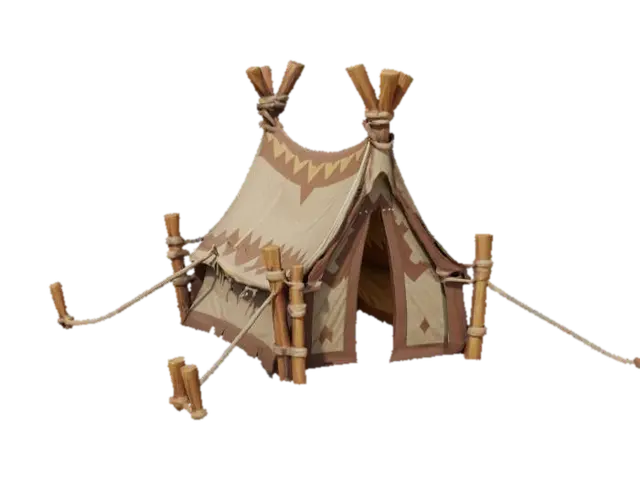 3D model for Rustic Shelter
