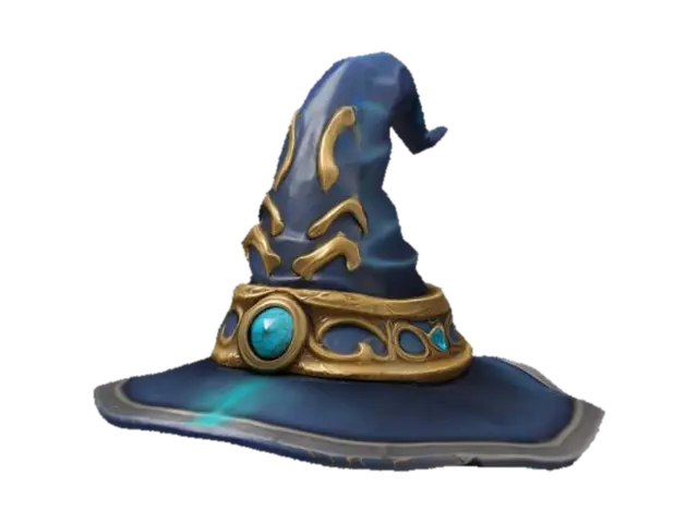 Mystic Enchantment Hat 3D model, vytvořený pomocí AI