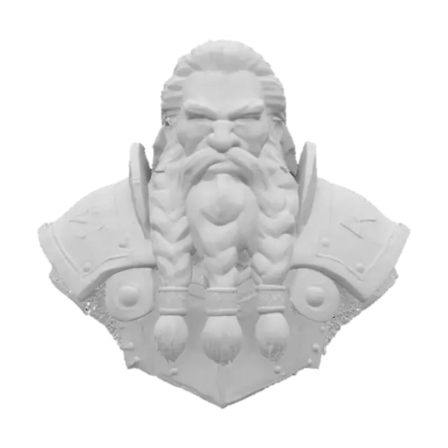 3D model for Dwarven Warrior