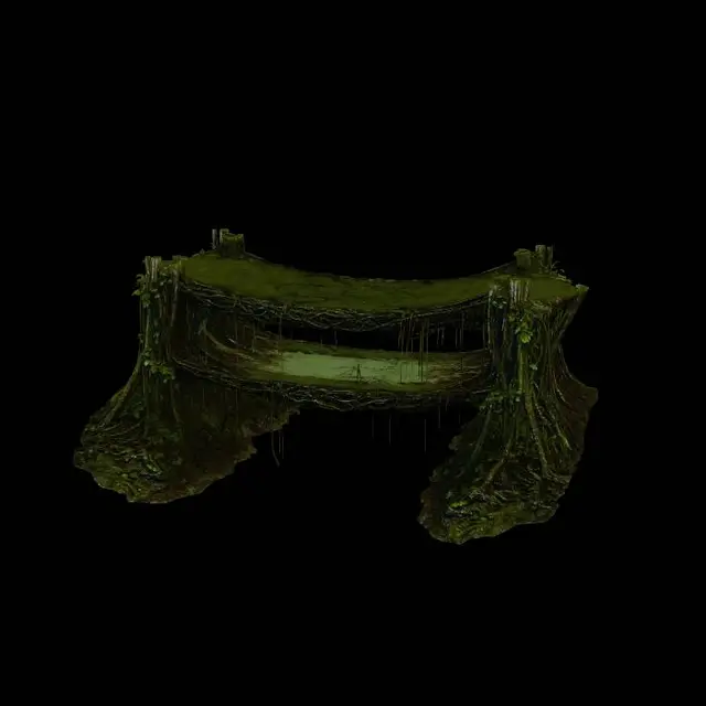 3D model for Bridge of Living Roots