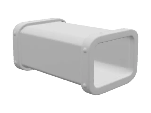 3D model for Rusty Metal Duct