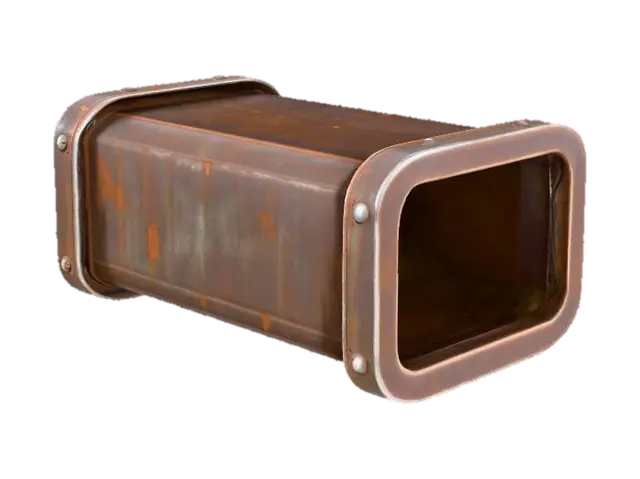 3D model for Rusty Metal Duct