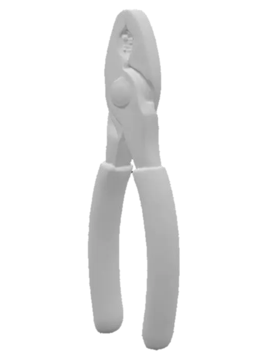 3D model for Pliers with Red Handles