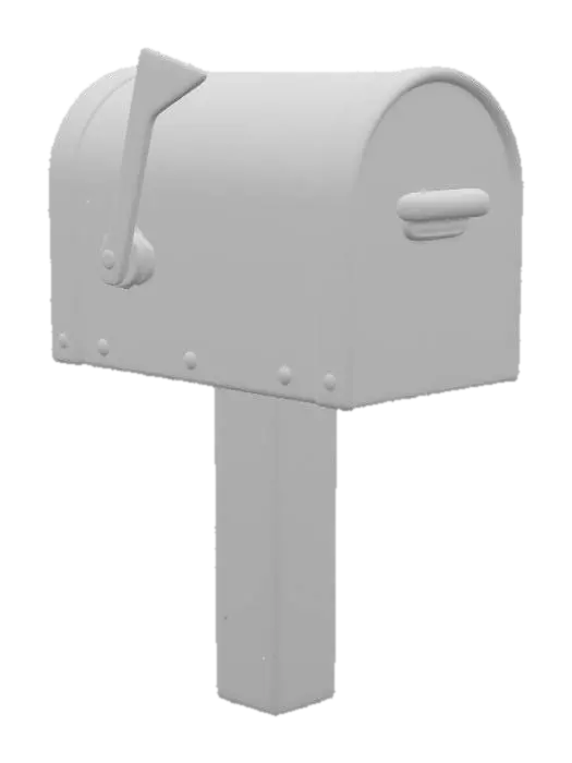 3D model for Rustic Mailbox