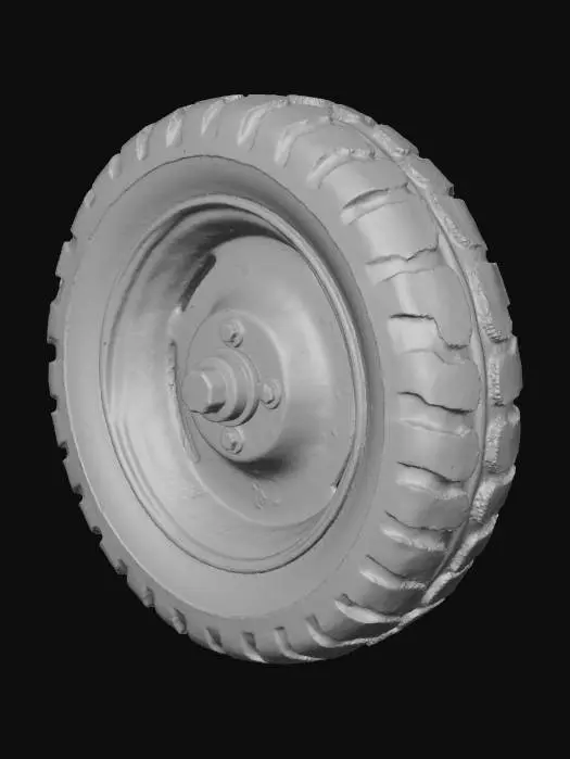 3D model for Weathered Wheel