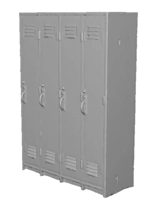 3D model for Rustic Lockers