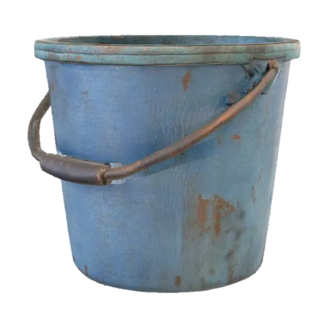 3D model for Worn Blue Bucket