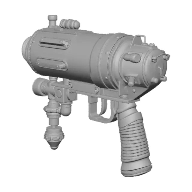 3D model for Steampunk Ray Gun