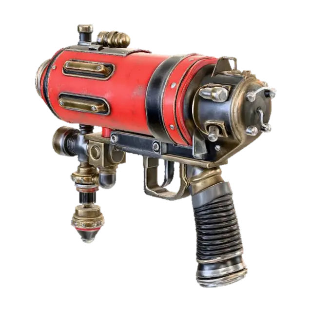 3D model for Steampunk Ray Gun