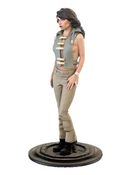 Party Glam in Cairo - Femboy 3D model, vytvořený pomocí AI