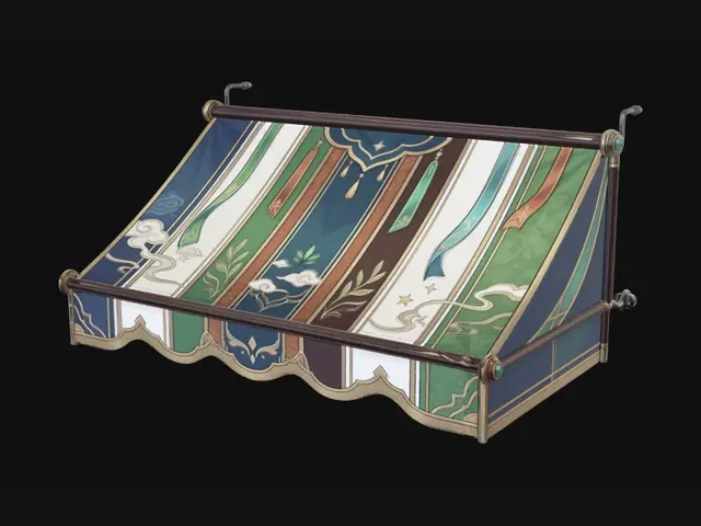 3D model for White Canopy Awning