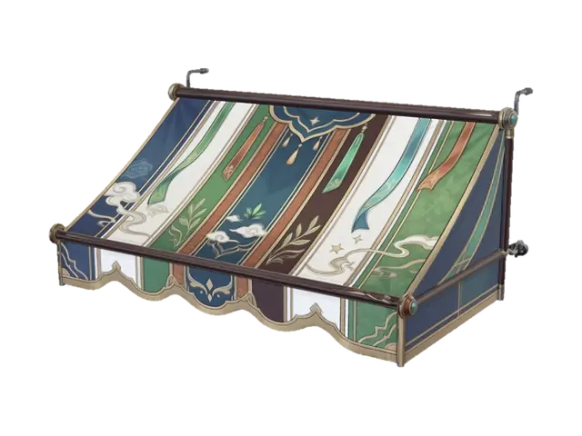 3D model for White Canopy Awning