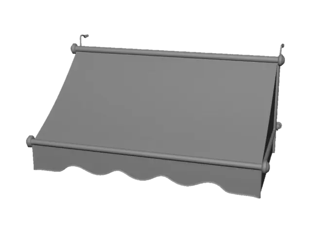 3D model for White Canopy Awning