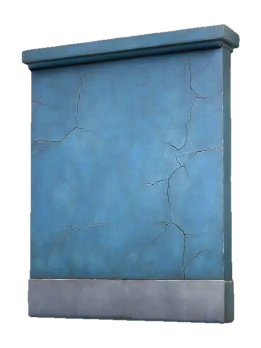 3D model for Blue Wall Panel