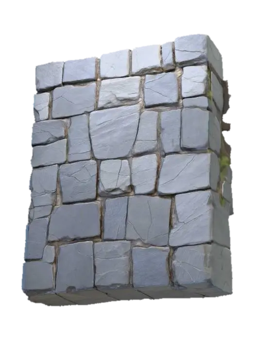 Modelong 3D na Stone Pathway in Darkness - Rocks, ginawa ng AI