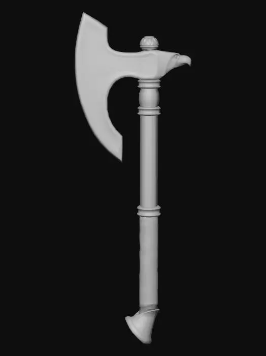 3D model for golden_axe