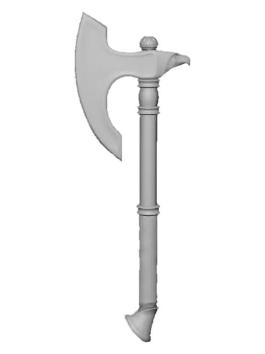 3D model for golden_axe