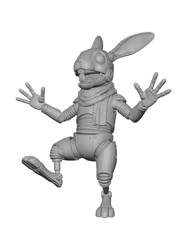 3D model for Rusty Steampunk Rabbit