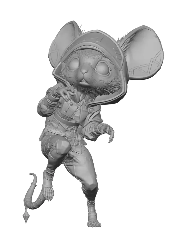 3D model for Neon Scout Mouse