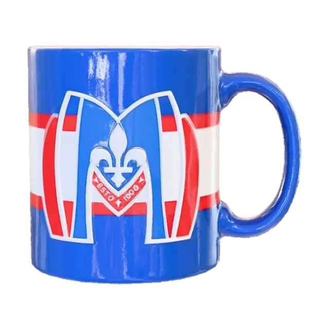 3D model for Blue Fleur-de-Lis Mug