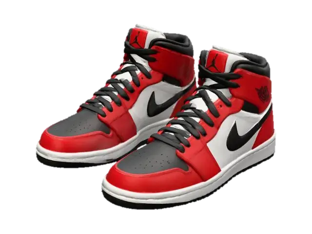 Air Jordan 1 Chicago - Sneaker 3D model, vytvořený pomocí AI