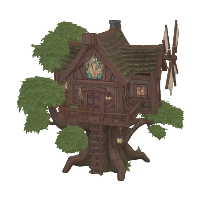 3D model for Whisperwind Treehouse