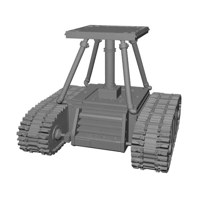 3D model for Tracked Robotic Platform
