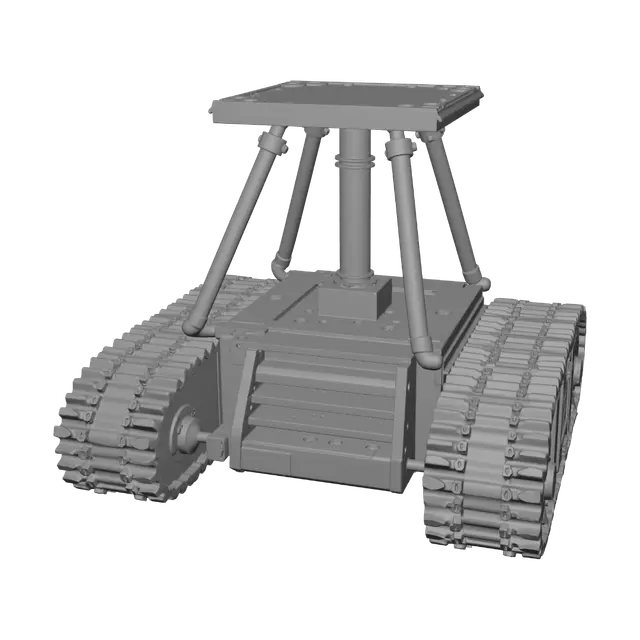 3D model for Tracked Robotic Platform