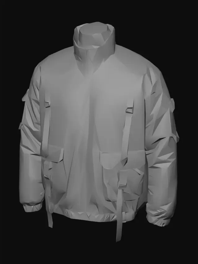 3D model for Midnight Tactical Jacket