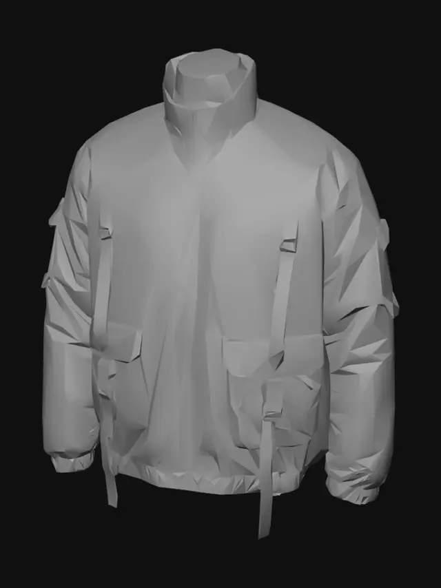 3D model for Midnight Tactical Jacket