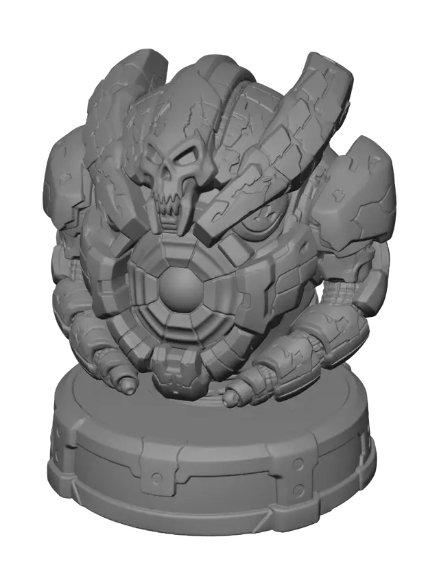 3D model for Crimson Core Sentinel