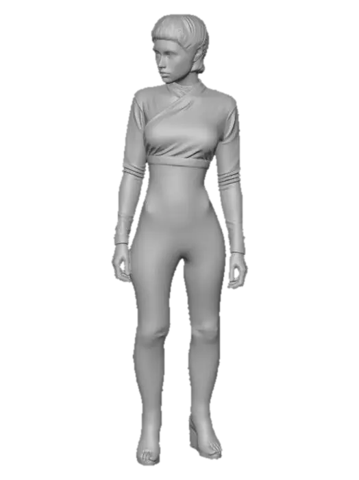 3D model for Vulcan Starfleet Officer