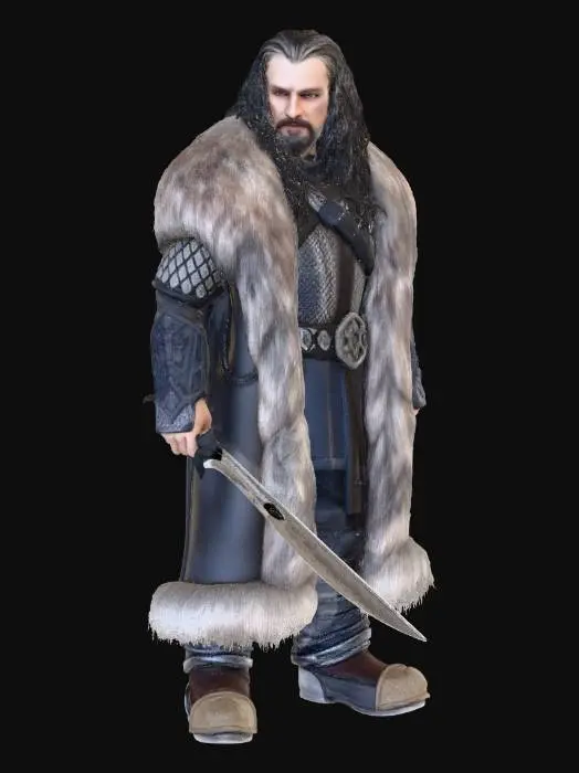 3D model for Thorin Eichenschild "the hobbit"