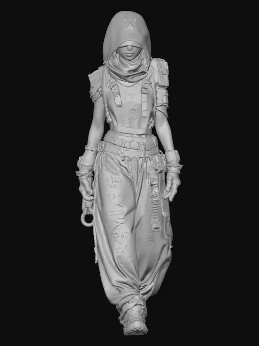 3D model for Mystic Warrior