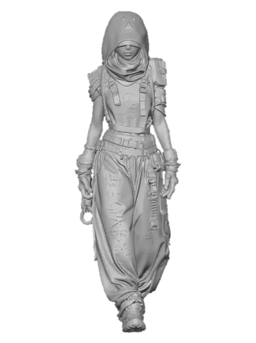 3D model for Mystic Warrior