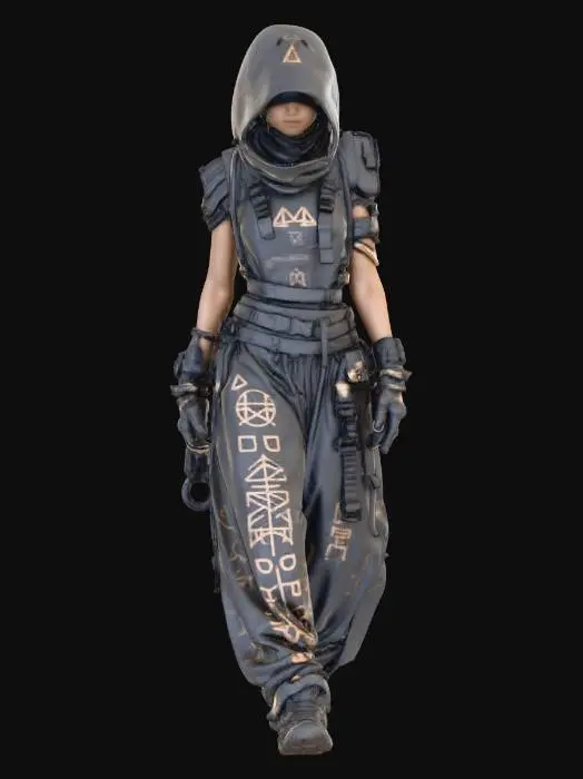 3D model for Mystic Warrior