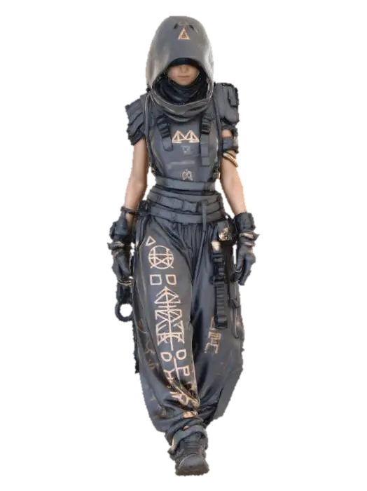 3D model for Mystic Warrior