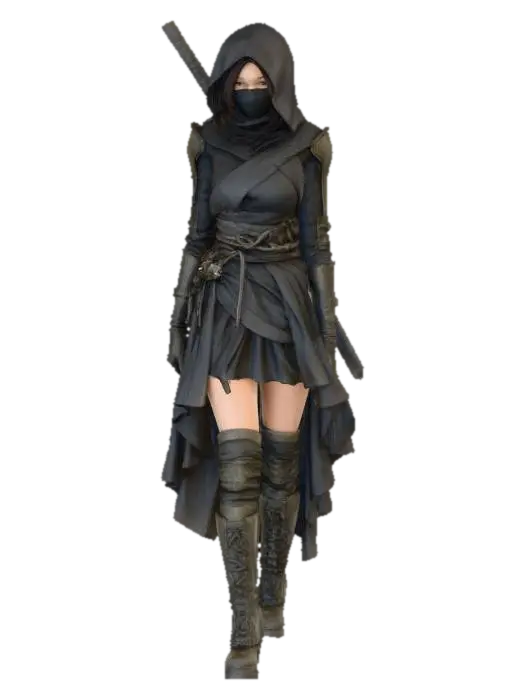 Model 3D Urban Sentinel - Mysterious, dijana oleh AI