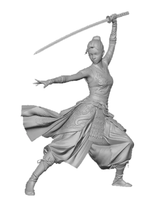 3D model for Dragonblade Warrior