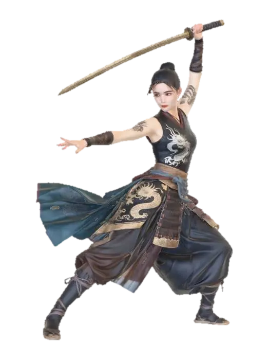 3D model for Dragonblade Warrior
