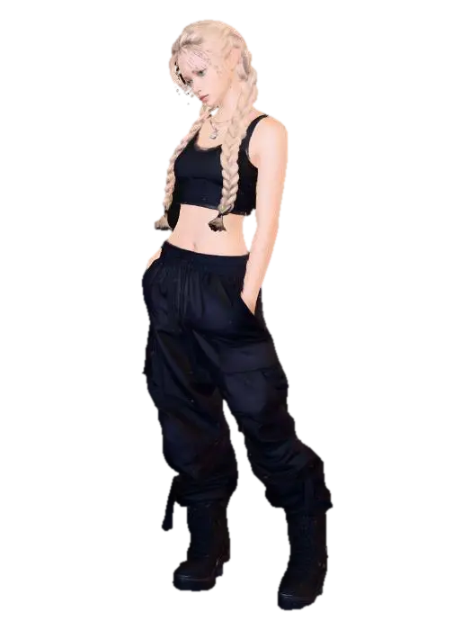 Braided Street Rebel 3D model, vytvořený pomocí AI