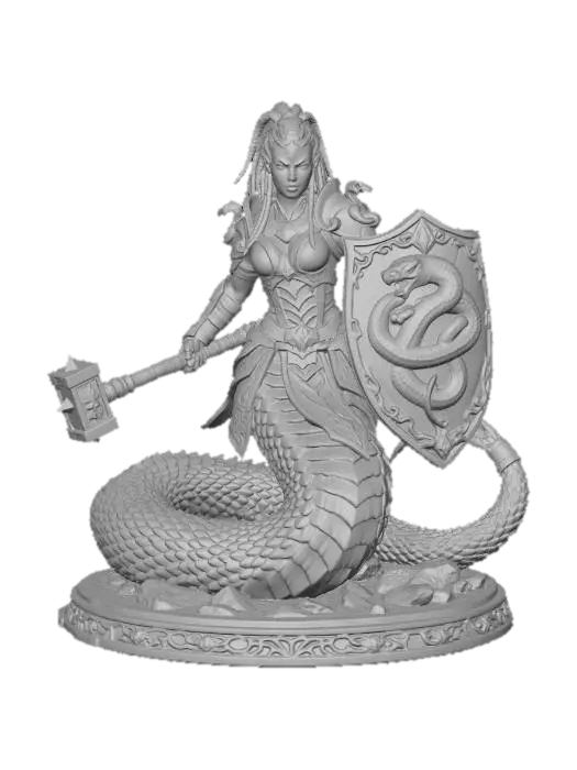 3D model for serpent beings 10