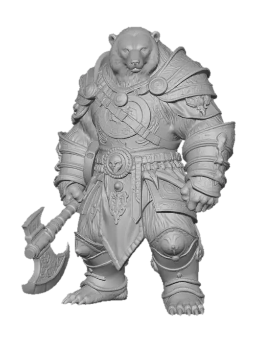 3D model for Ironclad Ursine Warrior