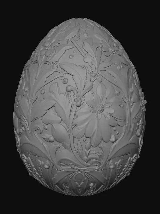 3D model for Gilded Floral Egg, #EasterEgg2026#