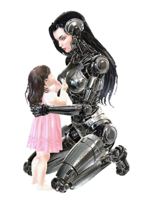 love of children - Family 3D model, vytvořený pomocí AI