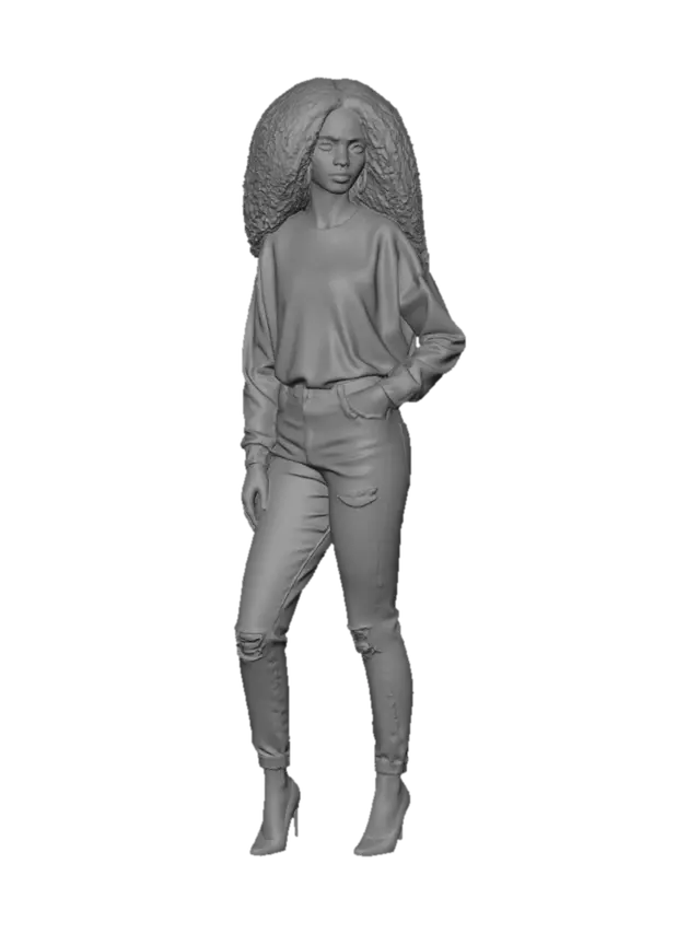 3D model for Pregnant Portrait in the Kitchen